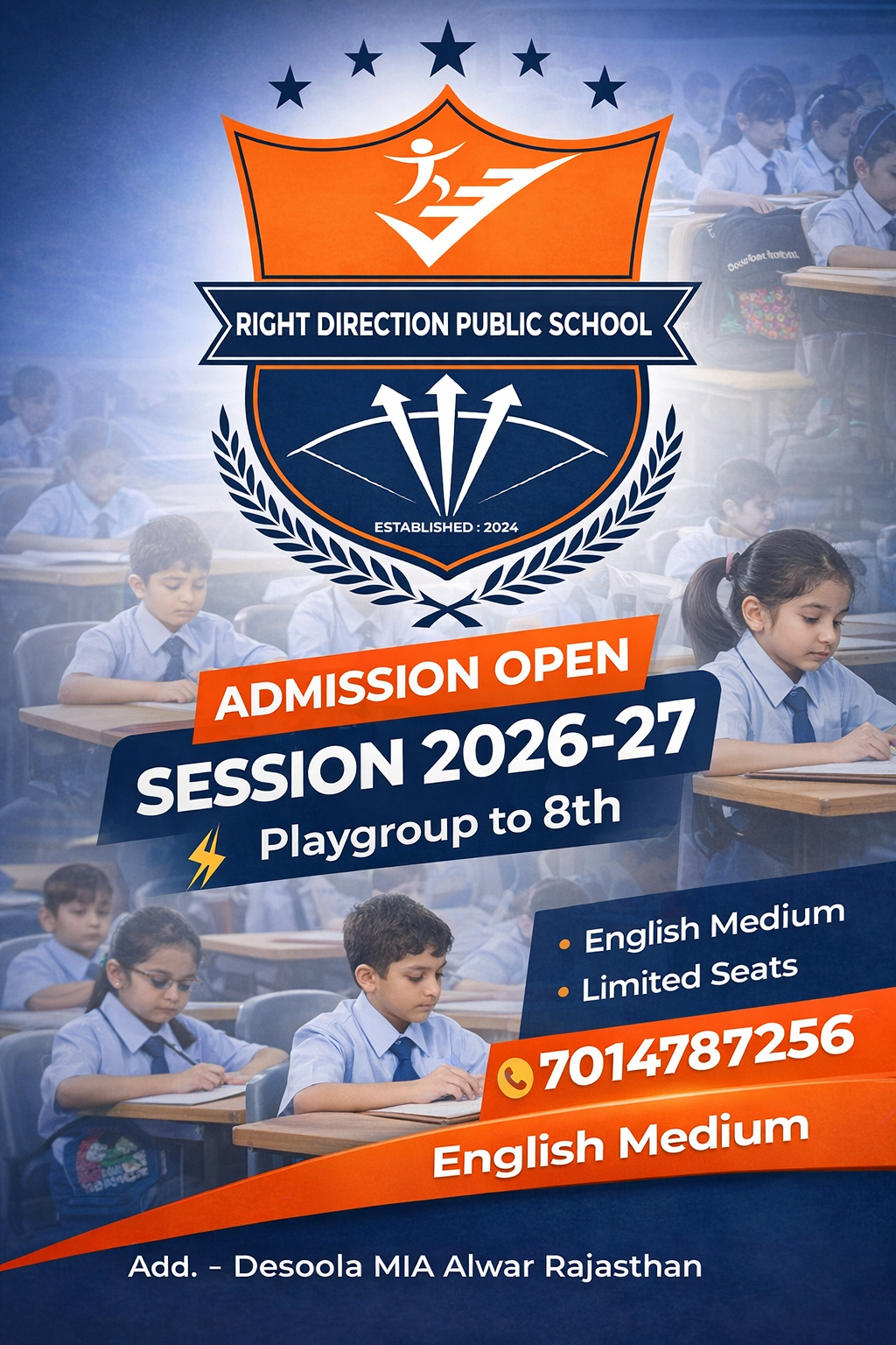 Notice Image for Admission open for Session 2026-27